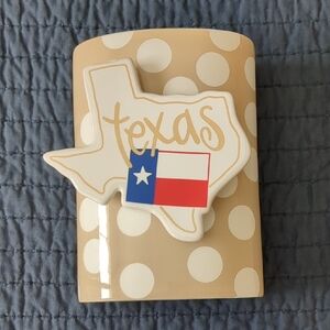 Coton Colors 7 in. Polka Dot Vase With Texas Attachment